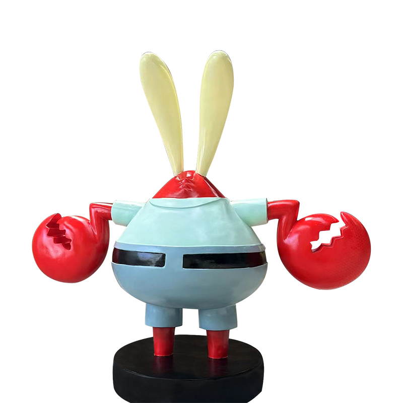 An tUasal Krabs Dealbh Figurine SpongeBob Inbhailithe do lucht leanúna & decor baile An tUasal Krabs Dealbh Figurine SpongeBob Inbhailithe do lucht leanúna & decor baile