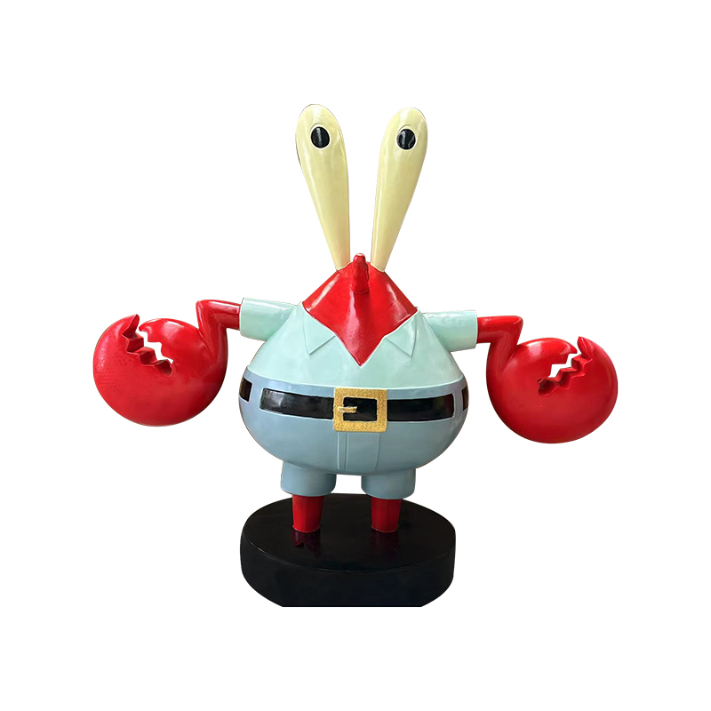 An tUasal Krabs Dealbh Figurine SpongeBob Inbhailithe do lucht leanúna & decor baile An tUasal Krabs Dealbh Figurine SpongeBob Inbhailithe do lucht leanúna & decor baile