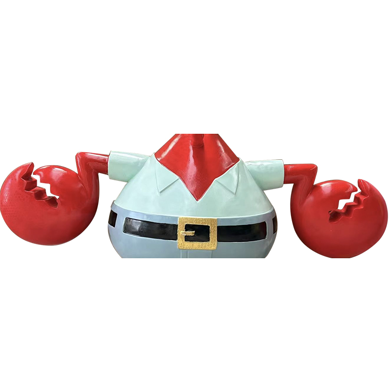 An tUasal Krabs Dealbh Figurine SpongeBob Inbhailithe do lucht leanúna & decor baile An tUasal Krabs Dealbh Figurine SpongeBob Inbhailithe do lucht leanúna & decor baile