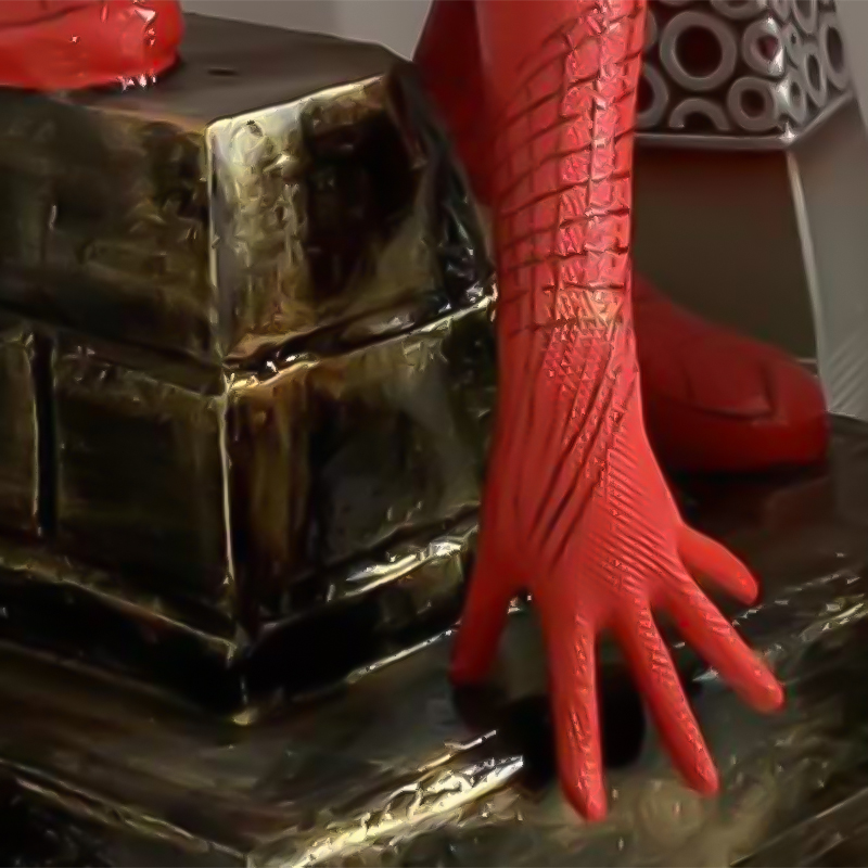 Dealbh Spiderman méid saoil - Dealbhóireacht roisín préimhe le haghaidh decor baile & imeachtaí Dealbh Spiderman méid saoil - Dealbhóireacht roisín préimhe le haghaidh decor baile & imeachtaí